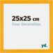 PGM Your Decoration - Fotokader 25x25 cm - MDF - Geel