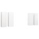 VidaXL TV-meubel & entertainment center, 4 stuks, 30,5x30x90 cm, bewerkt hout, wit