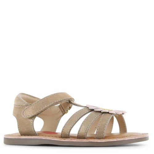Shoesme leren sandalen goud