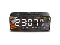 GreenBlue GB200 Radio-réveil avec FM, Bluetooth 4.2, Température, Alarme, Horloge