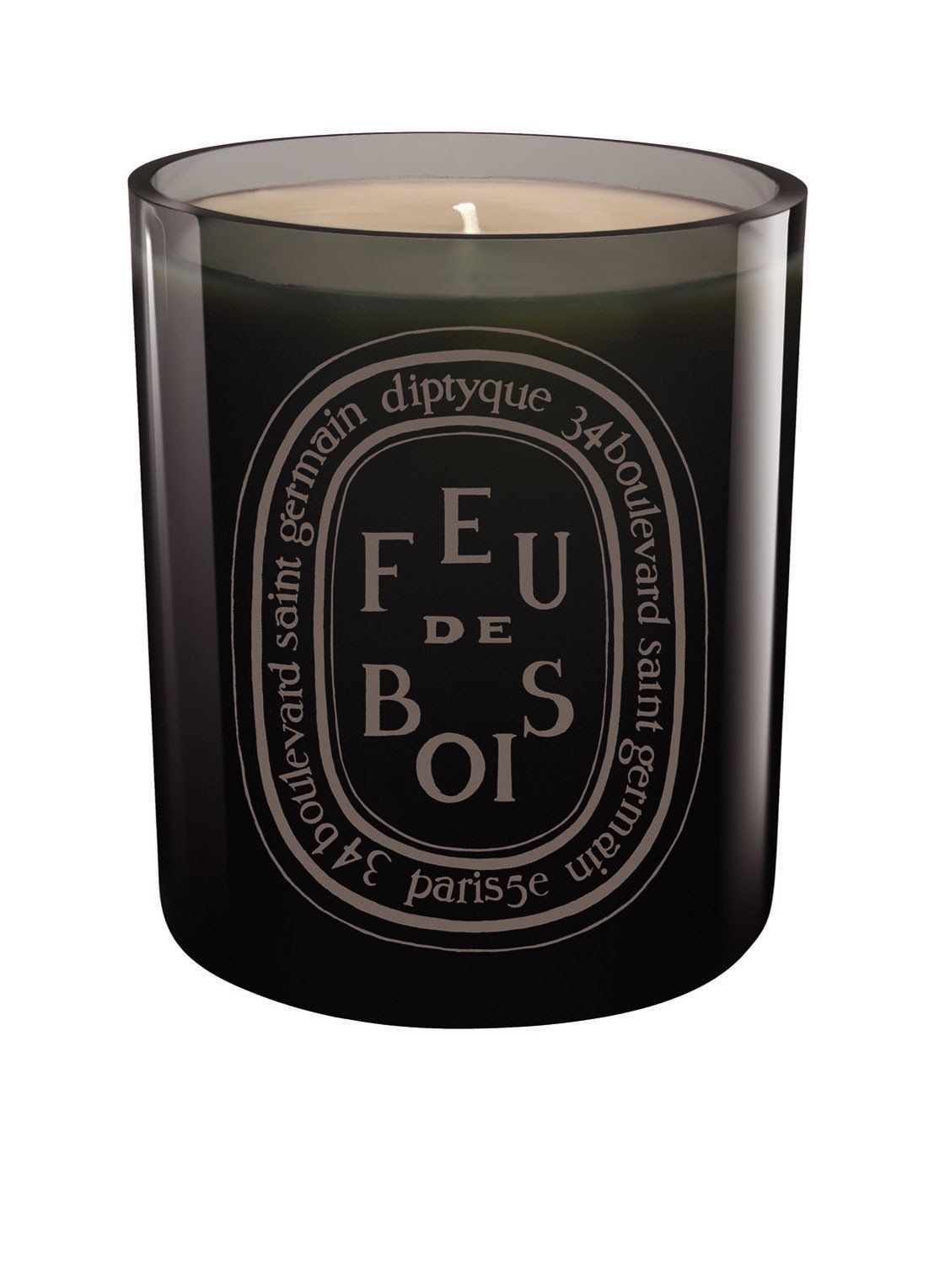 diptyque Feu de Bois geurkaars - donkergrijs