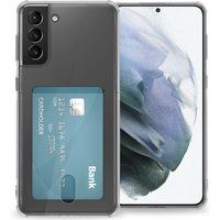 imoshion Softcase Backcover met pashouder voor de Samsung Galaxy S21 Plus - Transparant