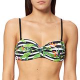 Firefly Dames Maggy bikini-bovendeel, Aop/Black/Greendark, 38/C