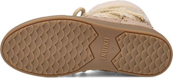 INUIKII Curly Rock Enkelboots - Dames - Beige - Maat 40