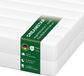 DREAMSTAR Matelas en mousse HR Easy Flex orthopédique avec 7 zones, certifié Öko-Tex, fermeté 2 et 3, roulé, 90 x 190 cm