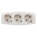 Onlex adaptateur 3 voies 10/Terre Tom 4,8mm 16A