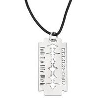 Rammstein Hanger - Scheermes "Ich Tu Dir Weh" - zilverkleurig