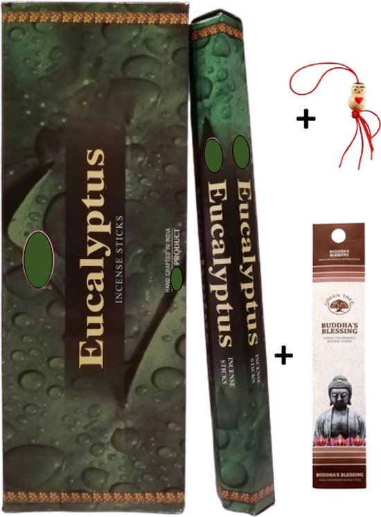 Wierookstokjes - Eucalyptus - 120 stuks