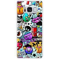 Samsung Galaxy S8 Graffiti 2 Verstevigd hoesje met sublimatie bedrukking
