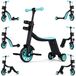 Vélo tricycle enfant réglable 7-en-1 Bleu