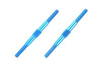 TAMIYA 300054250 - aluminium/lithium/rhenium - draadstangen, 3 x 42 mm, 2 stuks, blauw