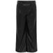 ONLY CARMAKOMA imitatieleren wide leg casual broek Plus Size - zwart