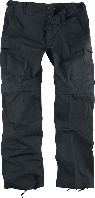 Brandit Rips Slim Fit Combi Trousers Heren Cargobroek - Zwart - XL