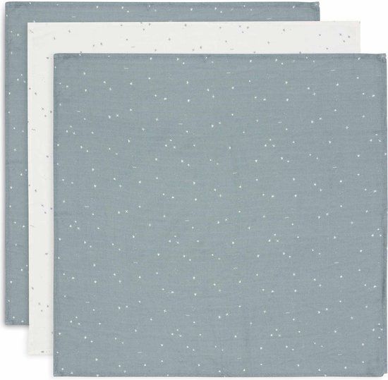 Jollein Hydrofiele Doek Small - 3 Stuks - Twinkling Sea Green