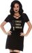 Leg Avenue Kostuum jurk -S- Undead Jersey Zwart