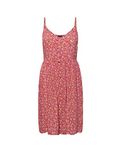 PIECES - PCTALA SLIP DRESS WVN NOOS BC - Dames - Mini jurken - L - Viscose - Kort - Mouwloos - Beetroot Purple