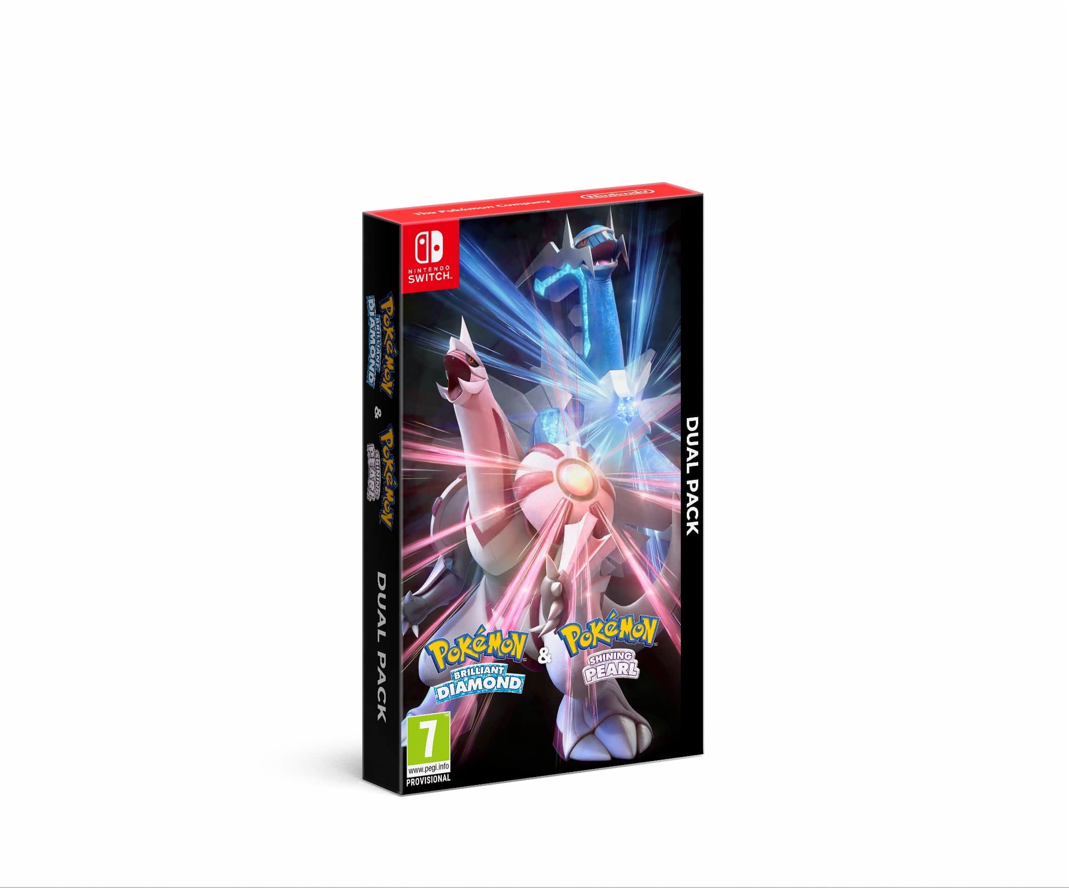 Nintendo Pokémon Brilliant Diamond + Shining Pearl Bundle - Nintendo Switch