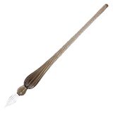 Jacques Herbin 21409T - Ronde glazen pen 18 cm, Zwart