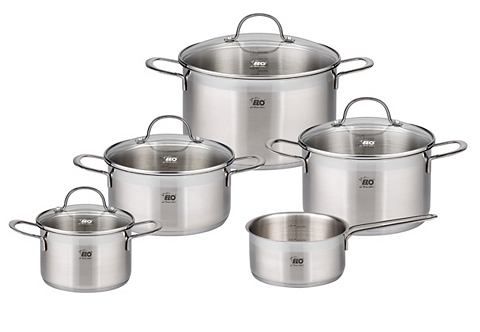 ELO Pannenset Top Collection 9-delig - Zilver
