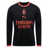 PUMA AC Milan 26/27 third football shirt long sleeve for Men, Grey/Red, Size S