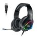 DR1TECH GrayEagle Professionele Gaming LED RGB-Hoofdtelefoon