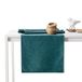 AmeliaHome Tafelloper 30 x 100 cm lotuseffect waterafstotend bladeren Petrol Gaia