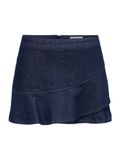 Only Onlranja Reg Frill Dnm Skort Gua 15367088 Dark Blue Denim Dames Maat - XL