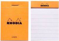 Rhodia Notitieblok - N10 - Gelijnd - 5,2x7,5 cm - Oranje