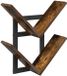vidaXL Wandplank Gerookt eiken 43 x 15 x 47 cm