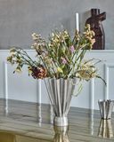 House Doctor Vaas Flood Geborsteld zilver 33cm