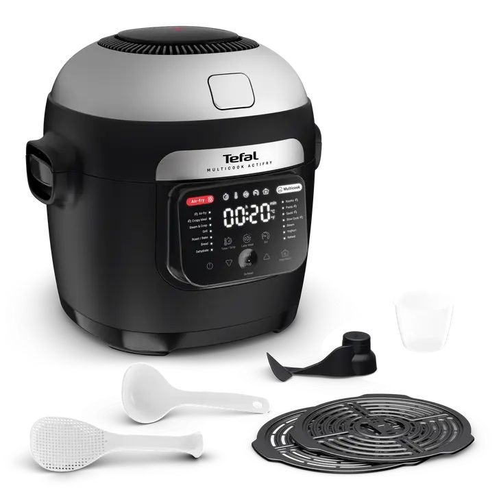 Tefal Multicook Actifry MY741C Zelfroerende Multicooker en Air Fryer
