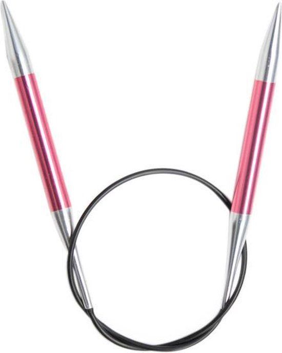 KnitPro Zing Rondbreinaalden 40cm 6.50mm Multikleur Metaal