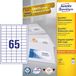 Avery 3666 Etiketten Wit Papier