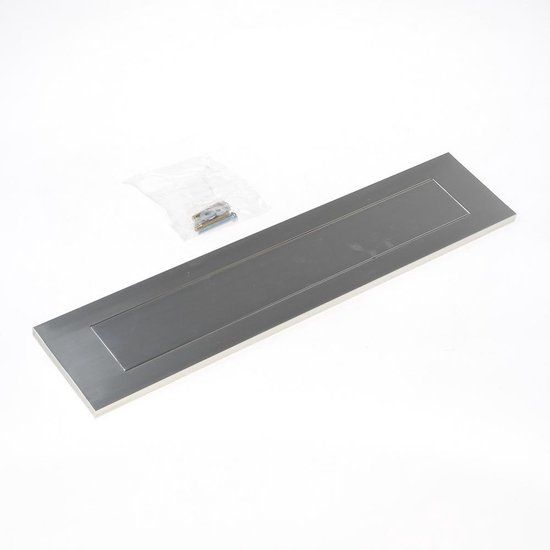 AMI Briefplaat binnendraaiend verticaal Aluminium 340x340mm - 400030