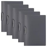 Durable 229557 – verpakking van 25 snelhechters met clip draaibare opening aan de zijkant, capaciteit 1-30 vellen, formaat A4, kleur: grijs antraciet