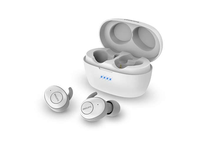 Philips SHB2505WT/10 - True Wireless Bluetooth Oordopjes - Wit/Grijs