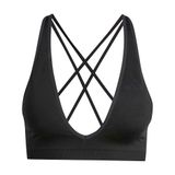 Adidas Performance Essentials Knit Light Support Workoutbeha - Dames - Zwart
