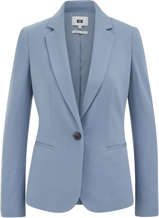 WE Fashion Dames getailleerde jersey stretch blazer