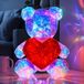 MikaMax Light Up Teddy - 40 cm LED Teddybeer met 8 Lichtstanden en Giftbox