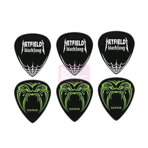 Dunlop PH112P114 Hetfield Black Fang plectrums 1.14mm 6 stuks