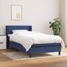 Maison Exclusive - Boxspringbed met matras, bleu, 90x200 cm, rembourré