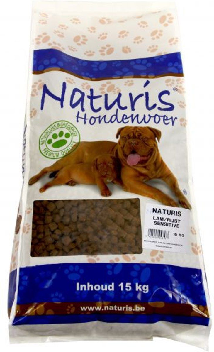 Naturis brok lam / rijst sensitive hondenvoer 15 kg