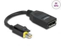 Delock Mini DisplayPort 1.4 to DisplayPort adapter with latch 8K 60 Hz