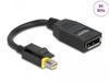 Delock Mini DisplayPort 1.4 to DisplayPort adapter with latch 8K 60 Hz