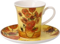 Goebel - Vincent van Gogh Kop en schotel Espresso Zonnebloemen