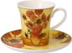 Goebel - Vincent van Gogh Kop en schotel Espresso Zonnebloemen