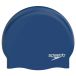 Speedo Bonnet de bain en silicone préformé, bleu