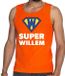 Bellatio Decorations Oranje Super Willem tanktop / mouwloos shirt - Singlet voor heren - Koningsdag kleding XL