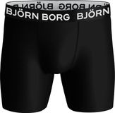 Björn Borg Sports Microfiber boxers - microfiber heren boxers lange pijpen (1-pack) - zwart