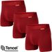 Undiemeister Boxershorts Heren - 3-Pack - Naadloos Ondergoed - Onderbroeken - Tencel - Reef Clay (Donkerrood) - Maat XL
